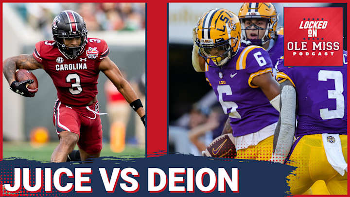 LISTEN: Juice Wells, Deion Smith Take Rebels Wide Receiver Room to Top of College Football - Locked On Ole Miss Podcast