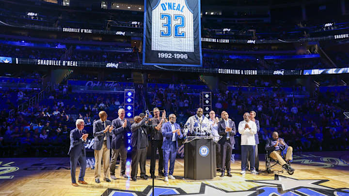 Dwyane Wade Reacts To Shaquille O'Neal Jersey Retirement With Orlando Magic