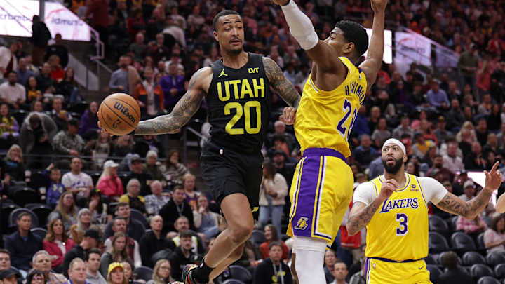 Lakers Highlights: Anthony Davis, Rui Hachimura Reach Rare LA Scoring Air Vs Utah