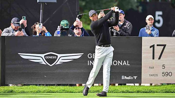Playing Where He's Never Won, Tiger Woods Hopes His Body Is Ready at the Genesis Playing Where He's Never Won, Tiger Woods Hopes His Body Is Ready at the Genesis