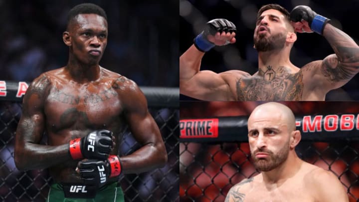UFC 298: Israel Adesanya Predicts Alexander Volkanovski vs. Ilia Topuria