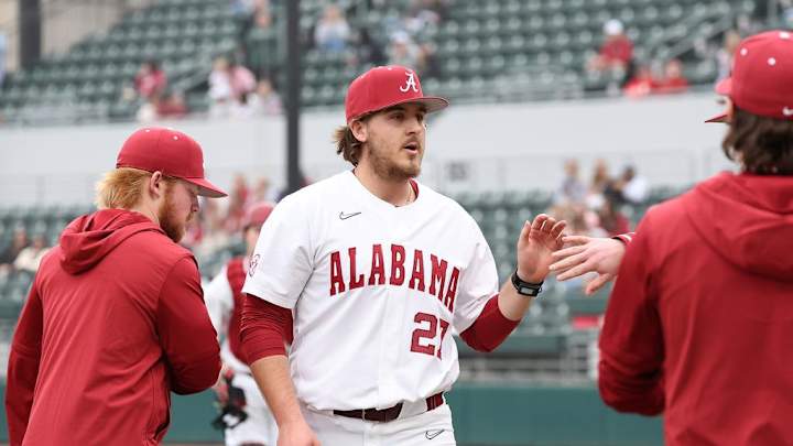 No. 19 Alabama Baseball Rides Early Start to Opening Day Win vs. Manhattan