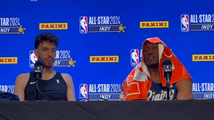 Chet Holmgren, Jalen Williams Speak Postgame After Claiming Rising Stars Championship