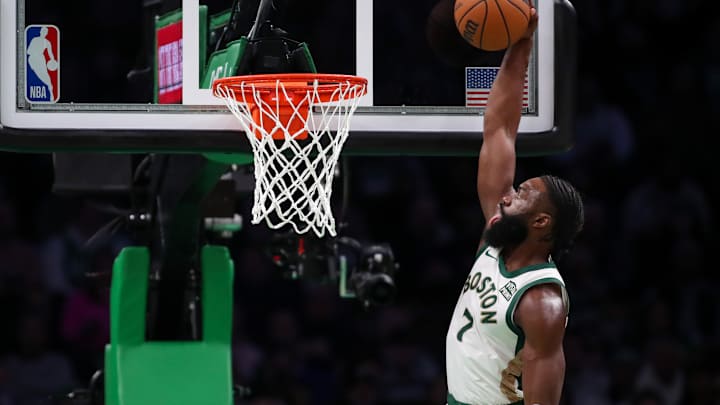 Rising Star Picks Jaylen Brown to Win Slam Dunk Contest