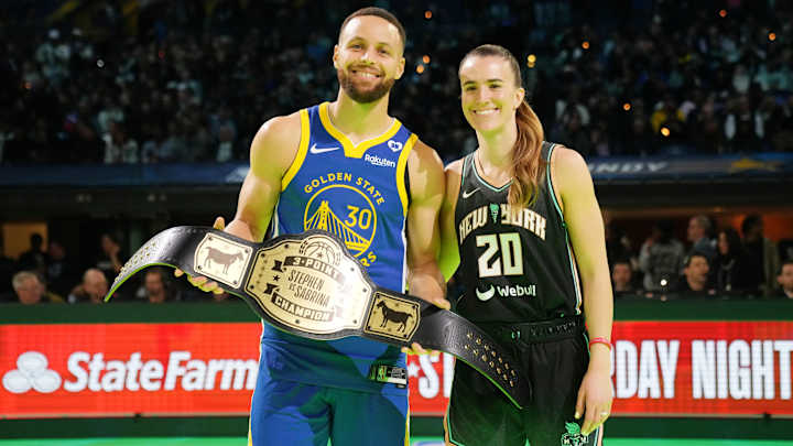 Steph Curry Narrowly Defeats Sabrina Ionescu in All-Star Three-Point Shootout