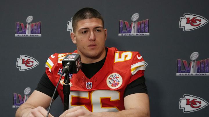 How George Kittle Made George Karlaftis a Super Bowl Legend