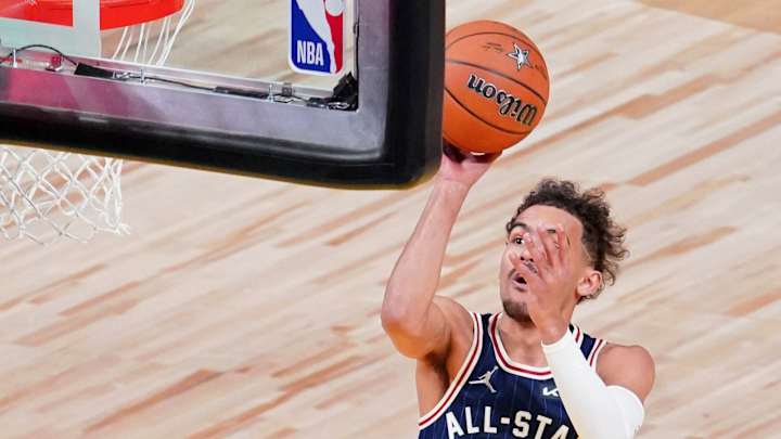 Trae Young and The Eastern Conference triumph over the Western Conference in the 2024 NBA All-Star Game Trae Young and The Eastern Conference triumph over the Western Conference in the 2024 NBA All-Star Game