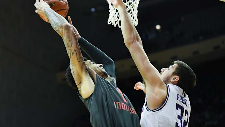 WATCH: Kel'el Ware Fires Up Indiana Crowd With Monster Jam, Big Block vs. Northwestern