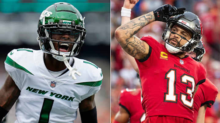 Jets' Sauce Gardner Recruiting Buccaneers' Mike Evans, Bucs' Running Back Fires Back Jets' Sauce Gardner Recruiting Buccaneers' Mike Evans, Bucs' Running Back Fires Back