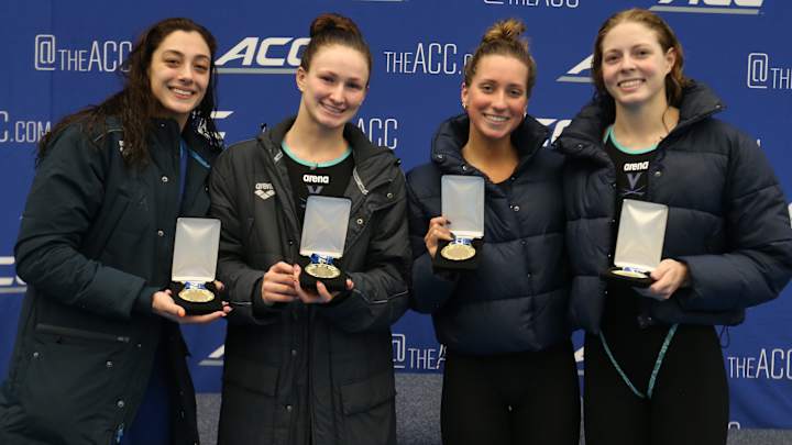 Virginia Wins Two Relays on Opening Day of ACC Swim & Dive Championships