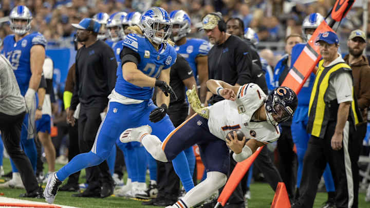 Justin Fields Calls Alex Anzalone Dirty Player Justin Fields Calls Alex Anzalone Dirty Player