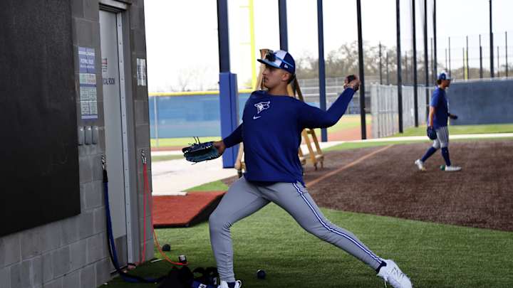Toronto Blue Jays Scratch Top Prospect From Spring Debut with Injury Toronto Blue Jays Scratch Top Prospect From Spring Debut with Injury