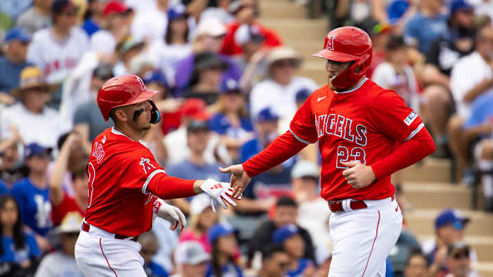 Angels Keep Up with Dodgers, Tie in First Cactus League Game of Season