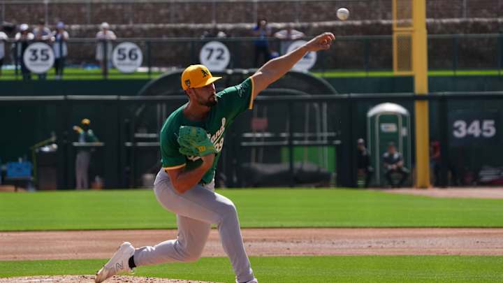 A's pitching off to nice start in camp