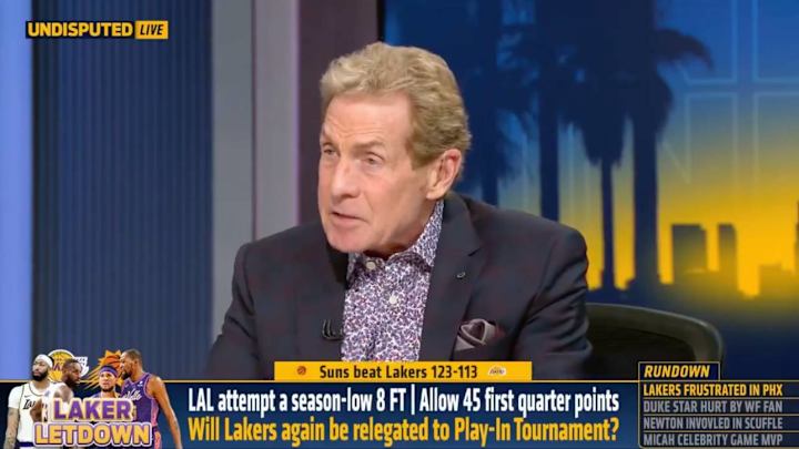 Skip Bayless Drops Incoherent Take on Why LeBron James Doesn’t Get Foul Calls