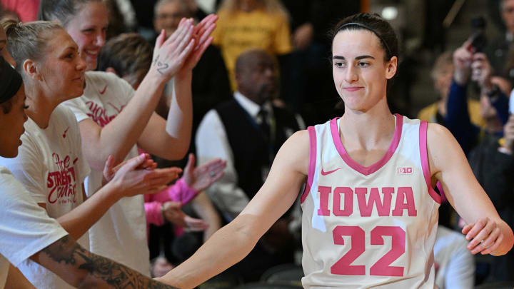Caitlin Clark Makes Surprising Admission About On-Court Logo in Honor of Record Shot Caitlin Clark Makes Surprising Admission About On-Court Logo in Honor of Record Shot