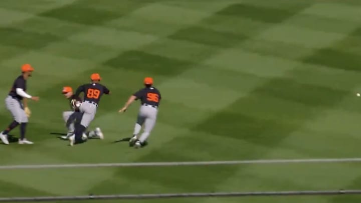 Tampa Bay Rays Player Hit the Funniest Inside-the-Park Home Run in Spring Training Game