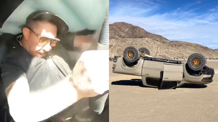 Oops! Former UFC Fighter Brendan Schaub Flips Over Truck in Hard-Hitting Footage Oops! Former UFC Fighter Brendan Schaub Flips Over Truck in Hard-Hitting Footage