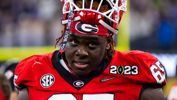 Bengals Select Georgia Offensive Tackle Amarius Mims in The Athletic's Latest Mock Draft