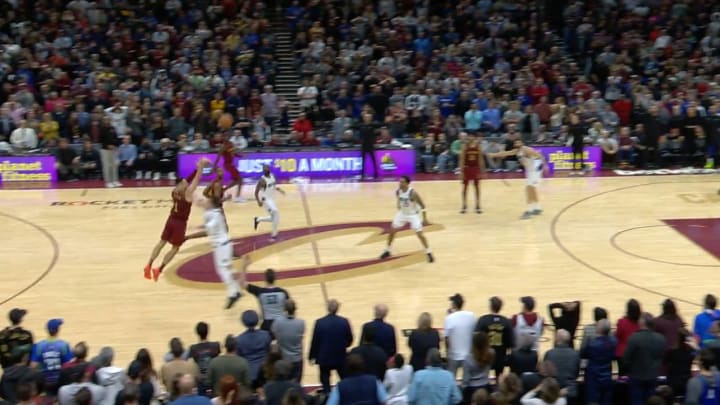 Cavaliers’ Max Strus Had the Perfect Two-Word Celebration After Game-Winning Half-Court Buzzer Beater Cavaliers’ Max Strus Had the Perfect Two-Word Celebration After Game-Winning Half-Court Buzzer Beater