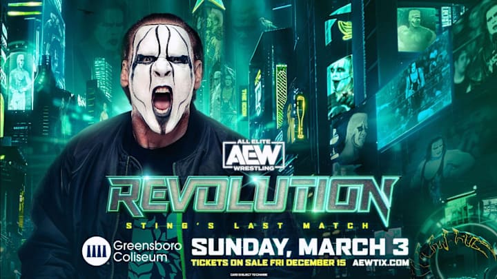 AEW Revolution 2024 Start Time, Date, Match Lineup, & Sting's Retirement
