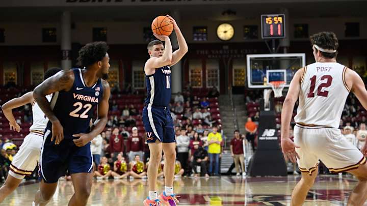 Virginia Uses Three-Point Resurgence to Escape Boston College With 72-68 Win