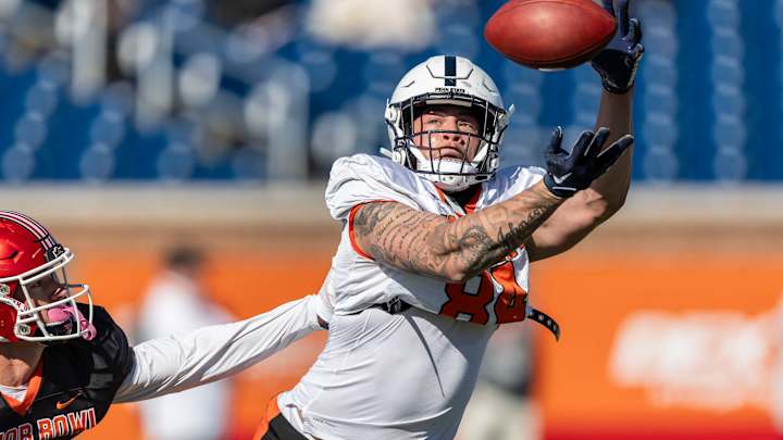 Penn State's Theo Johnson, Kalen King Hit the Field at NFL Combine Penn State's Theo Johnson, Kalen King Hit the Field at NFL Combine