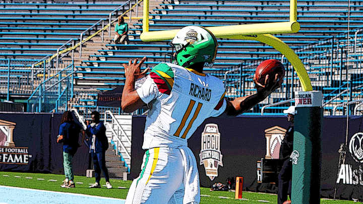 Davius Richard 'In Good Spirits' And Optimistic About Regaining His Health After HBCU Legacy Bowl Injury Davius Richard 'In Good Spirits' And Optimistic About Regaining His Health After HBCU Legacy Bowl Injury