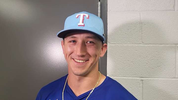 Watch Texas Rangers Top Prospect Wyatt Langford Launch First Spring Training Home Run