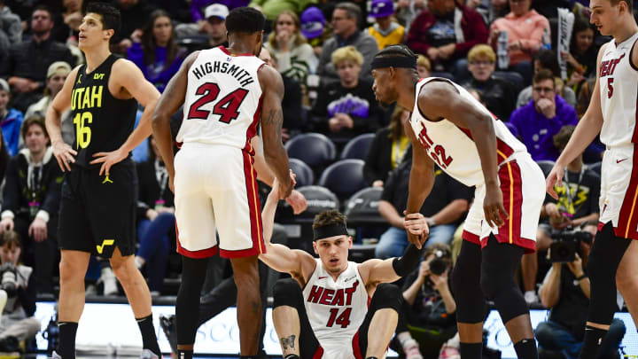 Miami Heat vs. Utah Jazz Injury Report: Tyler Herro, Caleb Martin Listed As Questionable Miami Heat vs. Utah Jazz Injury Report: Tyler Herro, Caleb Martin Listed As Questionable