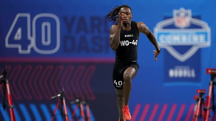 Xavier Worthy Breaks Combine Record: 'Fastest Human I've Ever Evaluated!', Says Rams GM Les Snead