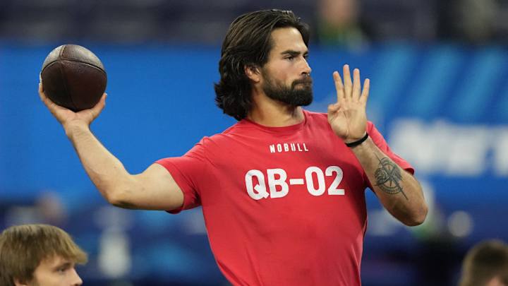 Notre Dame Quarterback Sam Hartman Puts Together Solid Combine Performance