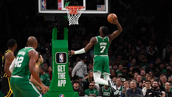 Jaylen Brown Punished Warriors for 'Disrespectful' Coverage During 52-Point Blowout Jaylen Brown Punished Warriors for 'Disrespectful' Coverage During 52-Point Blowout