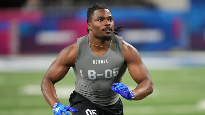 How Indiana Linebacker Aaron Casey Performed at the 2024 NFL Scouting Combine