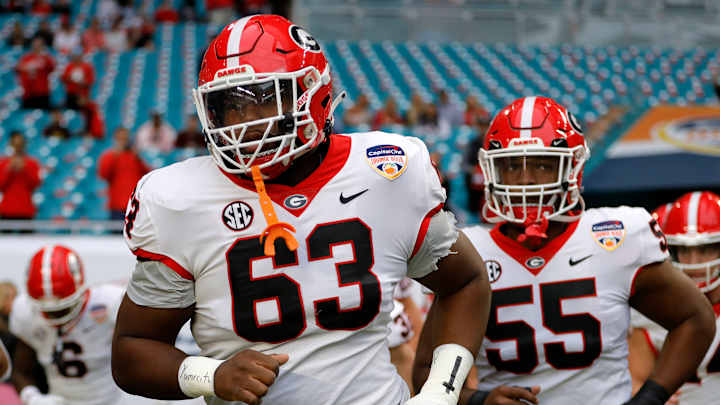 40-Yard Dash Results: Sedrick Van Pran Georgia Bulldogs Center