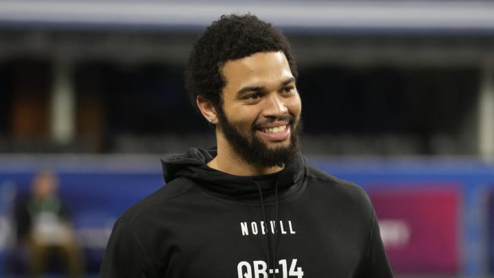NFL Fans Loved Caleb Williams’s Classy Move at Scouting Combine