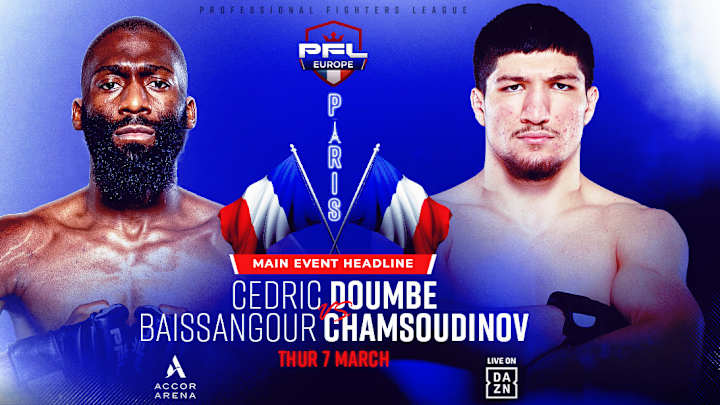 PFL Europe Free Live Stream Results - Cédric Doumbé vs. Chamsoudinov