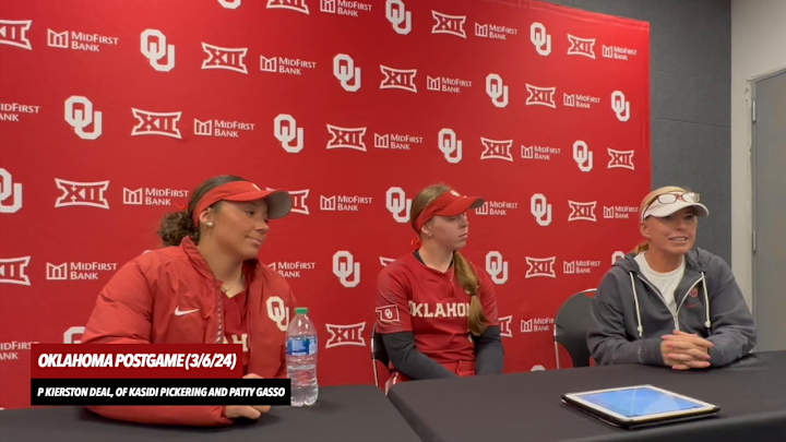 WATCH: Oklahoma Softball's Texas A&M Commerce Postgame Press Conference