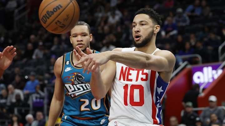 Brooklyn Nets’ Ben Simmons Ruled Out vs. Pistons on Thursday