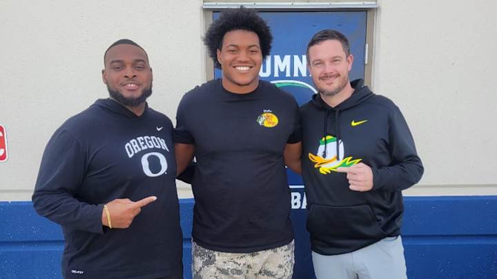 Rising OT Ziyare Addison Sets Multiple Oregon Visits