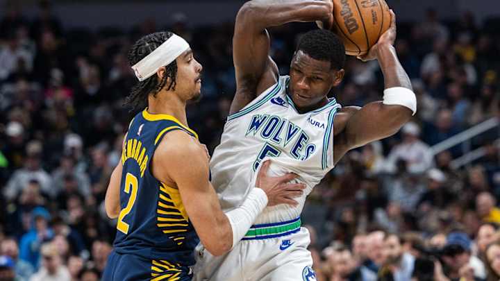 'Never jumped that high in my life': Anthony Edwards dominates Pacers