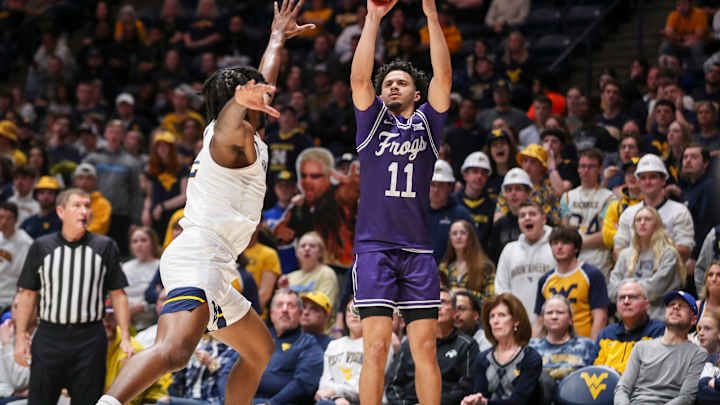 TCU Men's Basketball Picks Up Much Needed Win in Morgantown TCU Men's Basketball Picks Up Much Needed Win in Morgantown