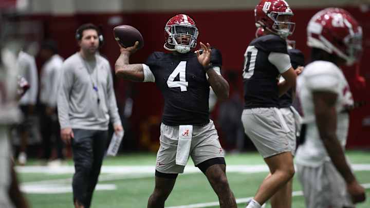 Alabama QB Jalen Milroe Enjoying Working With Offensive-Minded Head Coach Alabama QB Jalen Milroe Enjoying Working With Offensive-Minded Head Coach