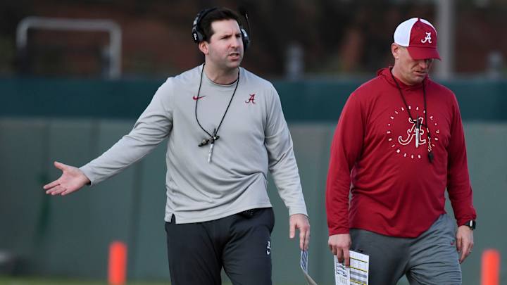 Everything Alabama OC Nick Sheridan Said after Third Spring Practice