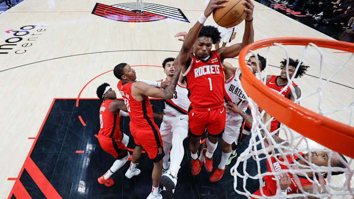 Rockets' Amen Thompson Illustrates All-Around Potential in Victory vs. Trail Blazers
