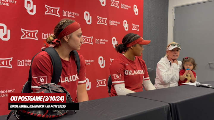 WATCH: Oklahoma Softball's Postgame Press Conference After Sweeping Iowa State