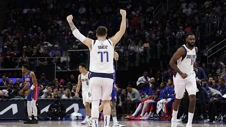 Mavericks’ Luka Doncic Makes History vs. Detroit Pistons on Saturday