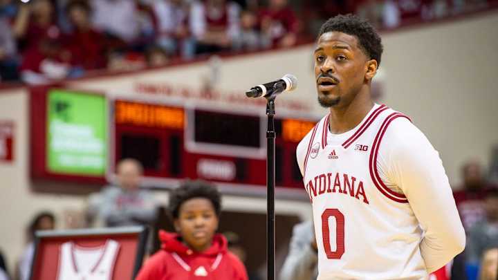 WATCH: Xavier Johnson Gives Senior Day Speech After Indiana's Win Over Michigan State