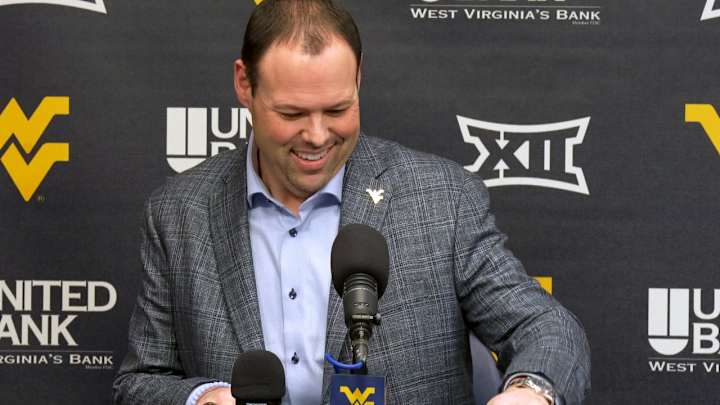 WATCH: WVU AD Wren Baker Coaching Search Press Conference