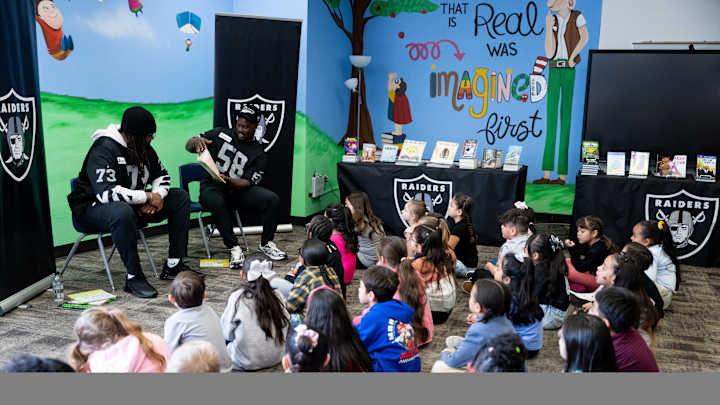 Raiders Participate in 2024 Nevada Reading Week Raiders Participate in 2024 Nevada Reading Week